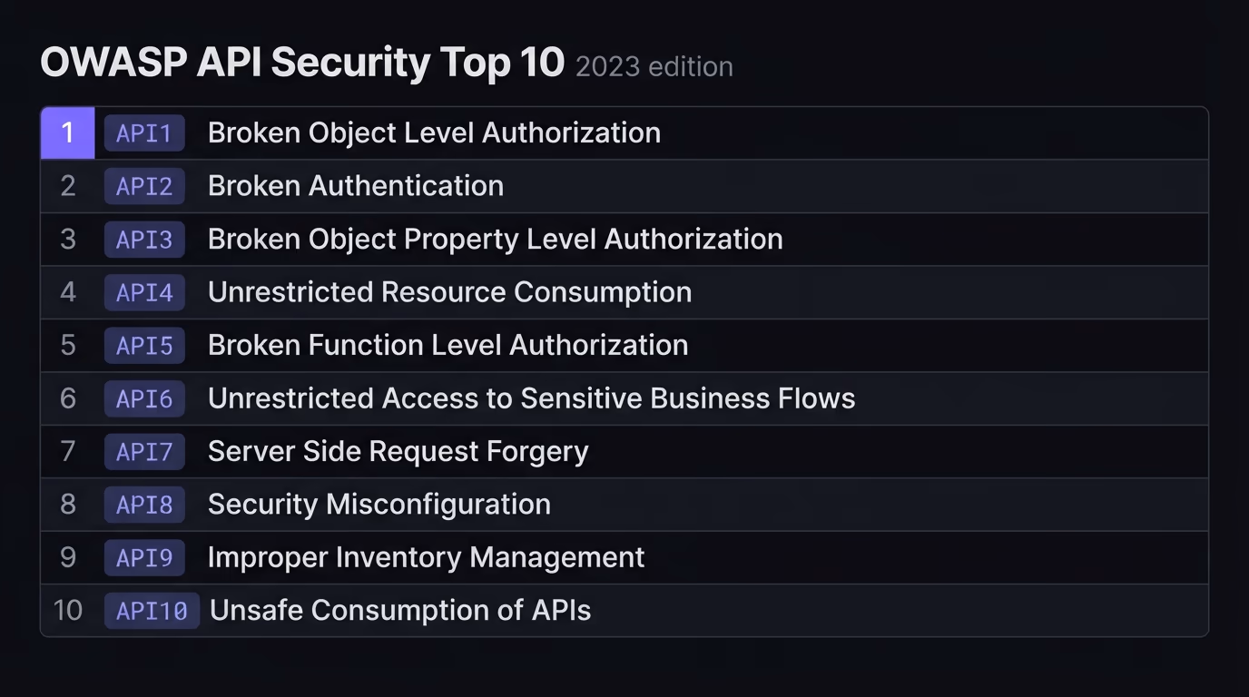 owasp api security top 10