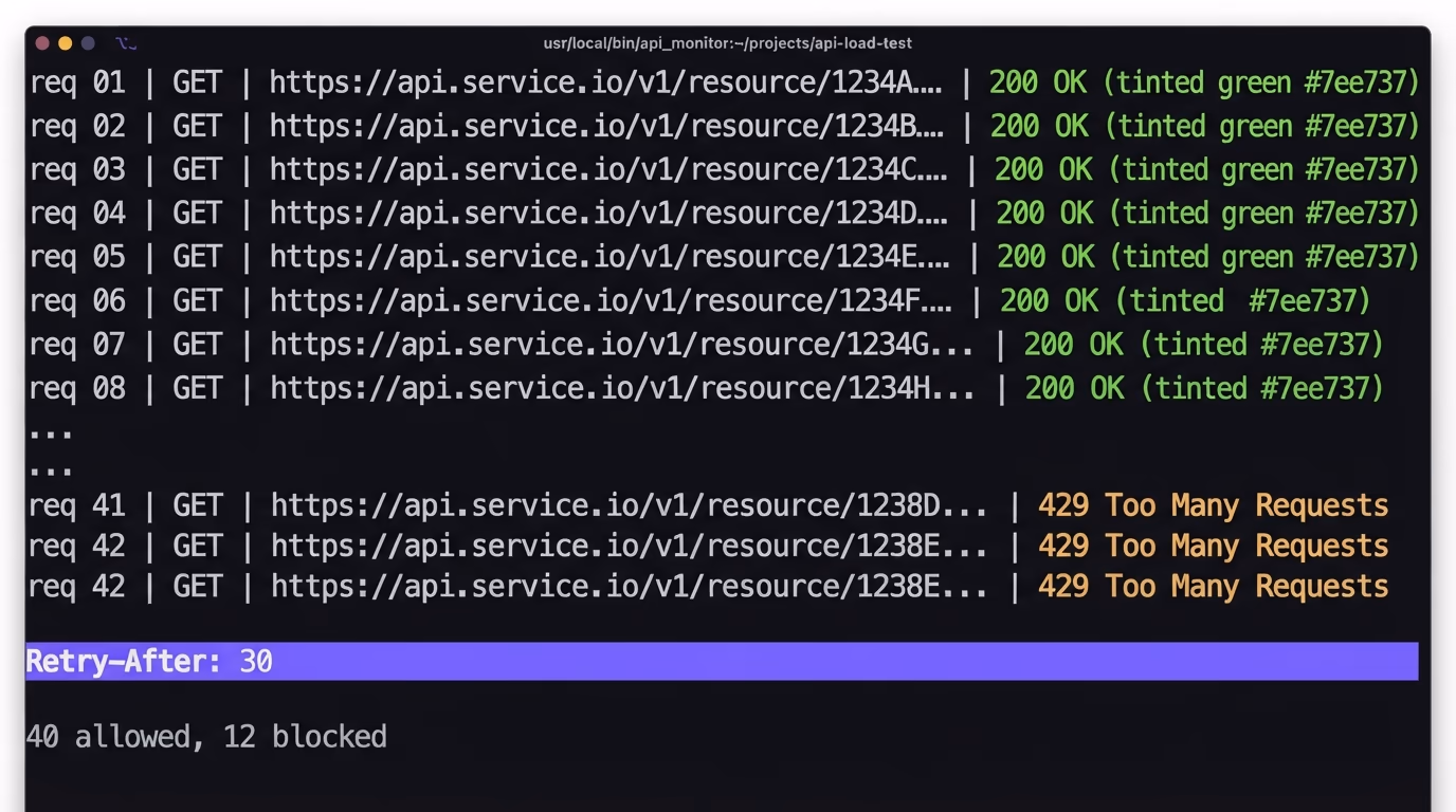 stop api abuse with rate limiting