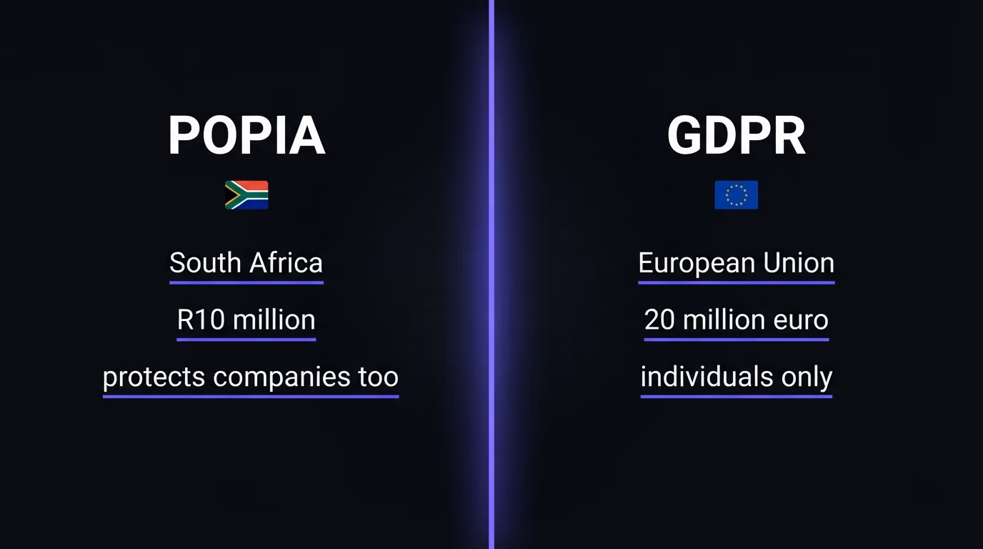 POPIA vs GDPR comparison