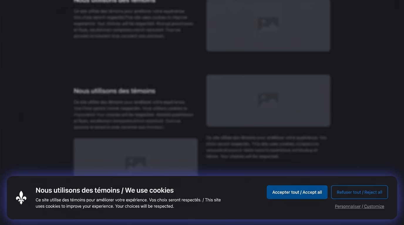 Quebec Law 25 cookie consent and penalties