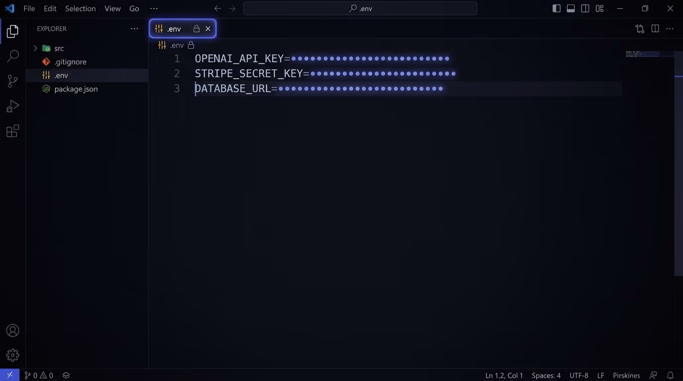 how to store api keys securely