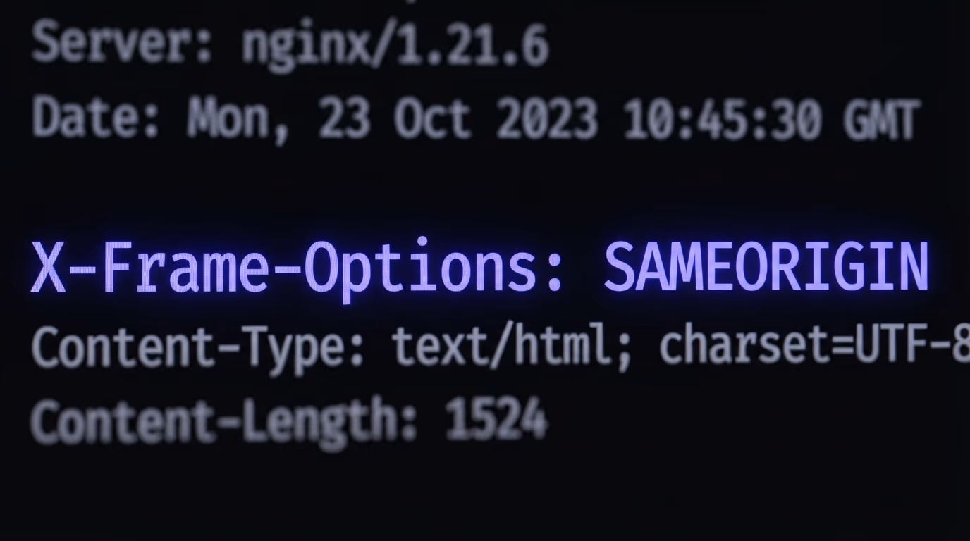 what is the x-frame-options header